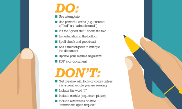 Resume Content And Format (Do’s And Don’ts)